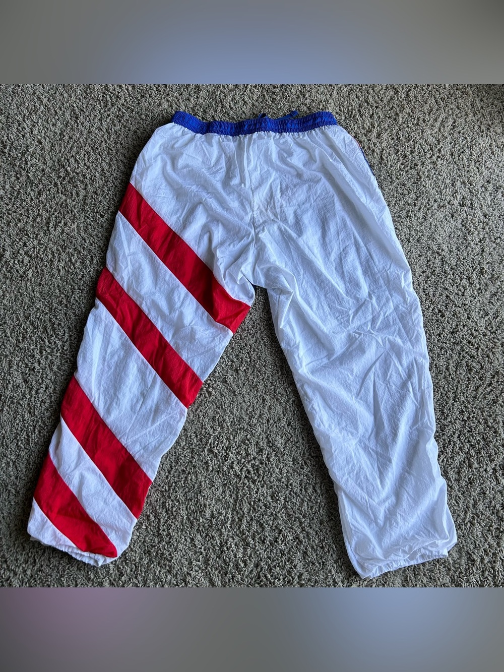 Nike Throwback 90s Retro Woven Track Pants Men 2XL Basketball Warmup Olympic USA - Picture 14 of 16
